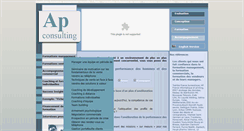 Desktop Screenshot of apconsulting-france.com